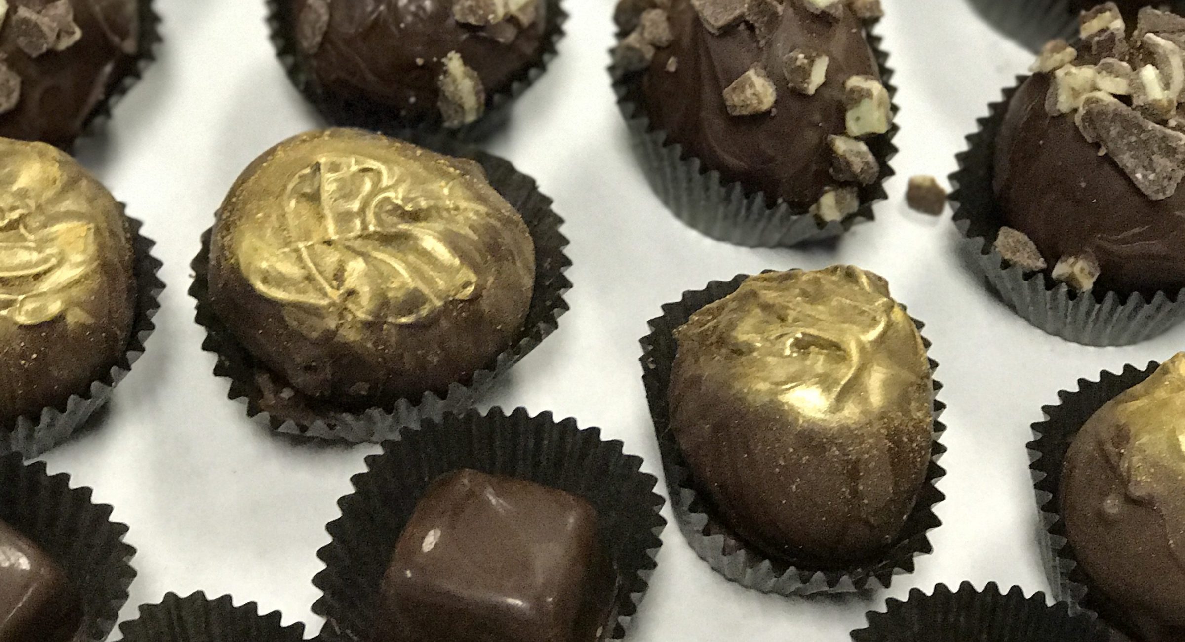 A variety of truffles